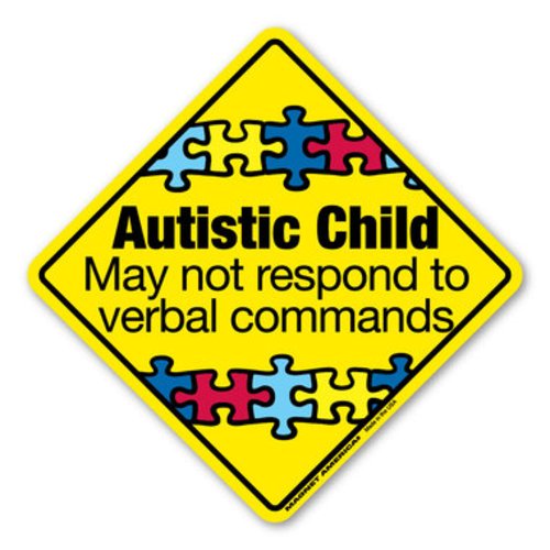 Autism Warning Decal
