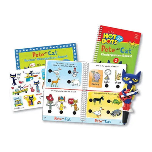 Educational-Insights-Hot-Dots-Jr.-Pete-the-Cat-Kindergarten-Rocks!-Set,-Ages-5-and-Above