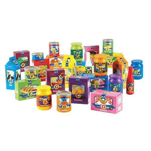 Learning-Resources-A-to-Z-Alphabet-Groceries,-Grades-PreK-and-Above,-Set-of-26