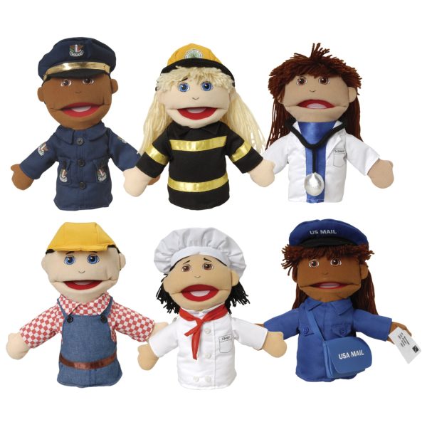 Marvel Education Co Career Moveable Mouth Puppets, Set of 6