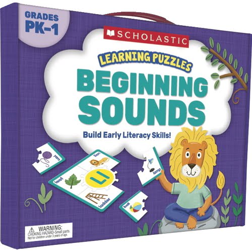 Scholastic Beginning Sounds Hands-On Learning Puzzle Set