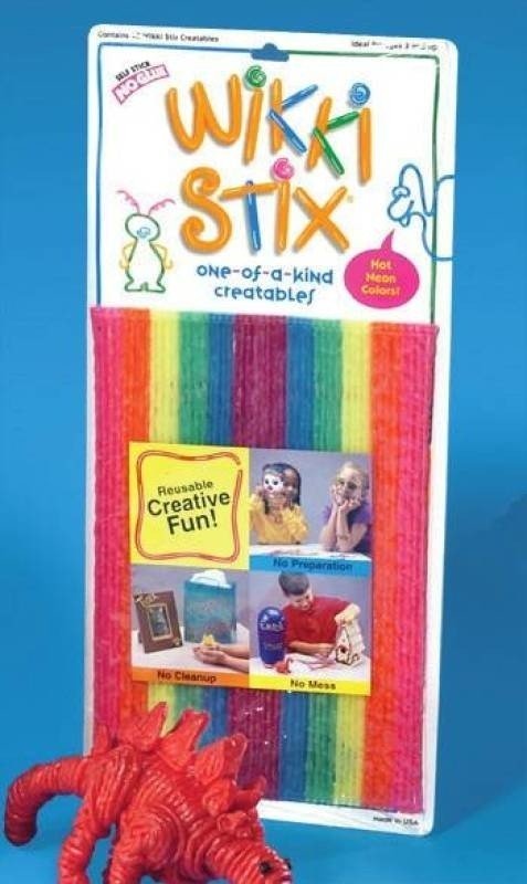 Wikki Stix Yarn and Wax Sticks (Pack of 3 Sets of 48 - Neon Colors)