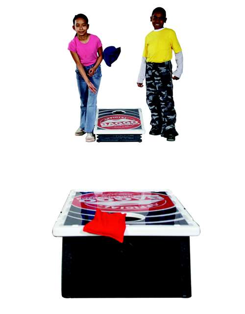 Baggo Beanbag Toss Game with Targets, Set of 8 Bean Bags and 2 Official Baggo Boards