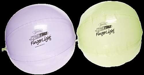 Sportime 10 in Fingerlights Balls, Set of 2