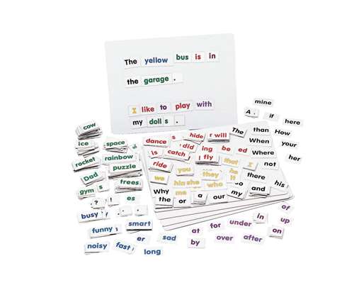 Childcraft Magnetic Color Coded Words and Boards Set