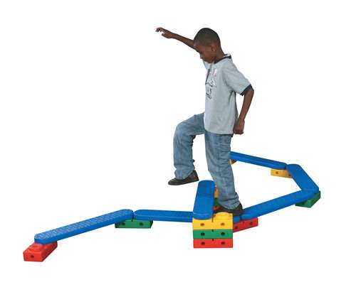 On-The-Move Climbing and Balancing System Set with Storage Bag, Set of 24