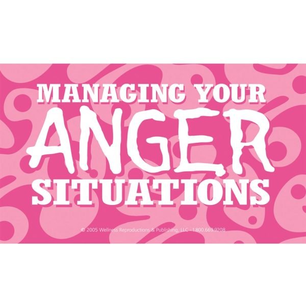 Managing Your Anger Situations Cards Middle School