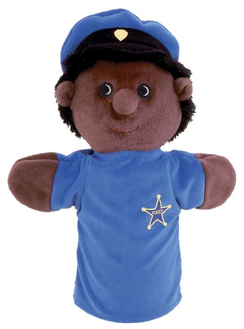 Get Ready Kids African American Police Officer Hand Puppet