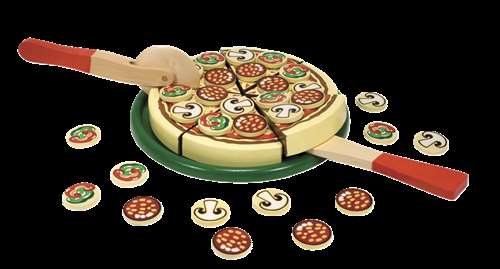 Melissa & Doug Special Occasion Play Food Pizza Party Set