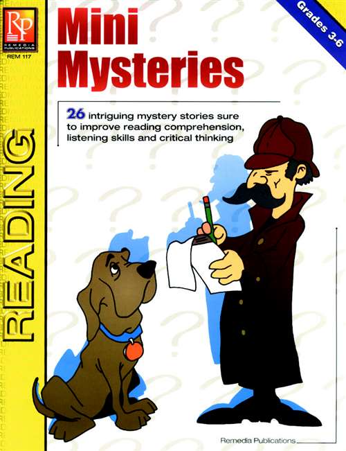 Remedia Publications Mini Mysteries Set, Grades 3 to 6