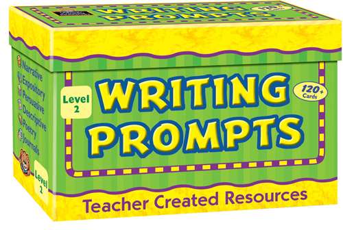 Teacher Created Resources Writing Prompts, Level 2, Includes 120 Cards